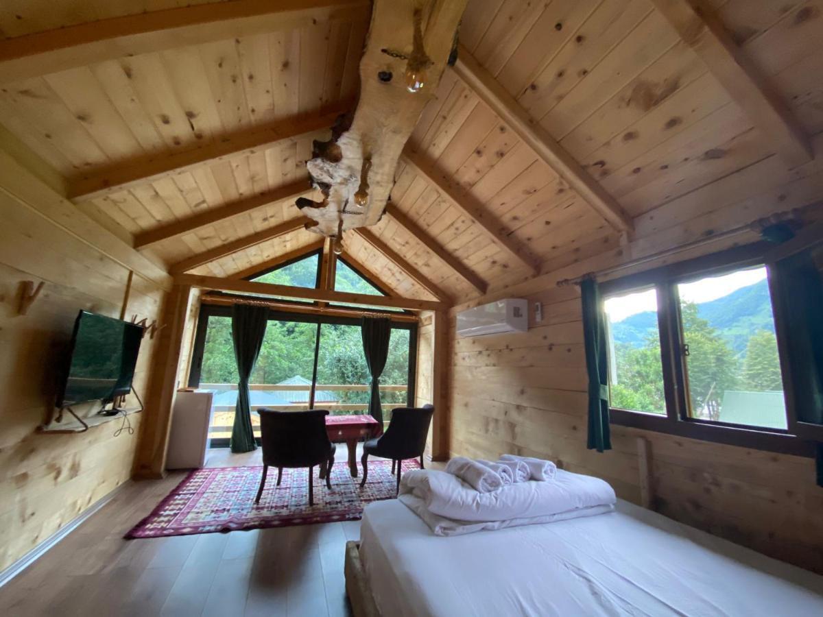 Esinti Bungalows Otel Çamlıhemşin المظهر الخارجي الصورة